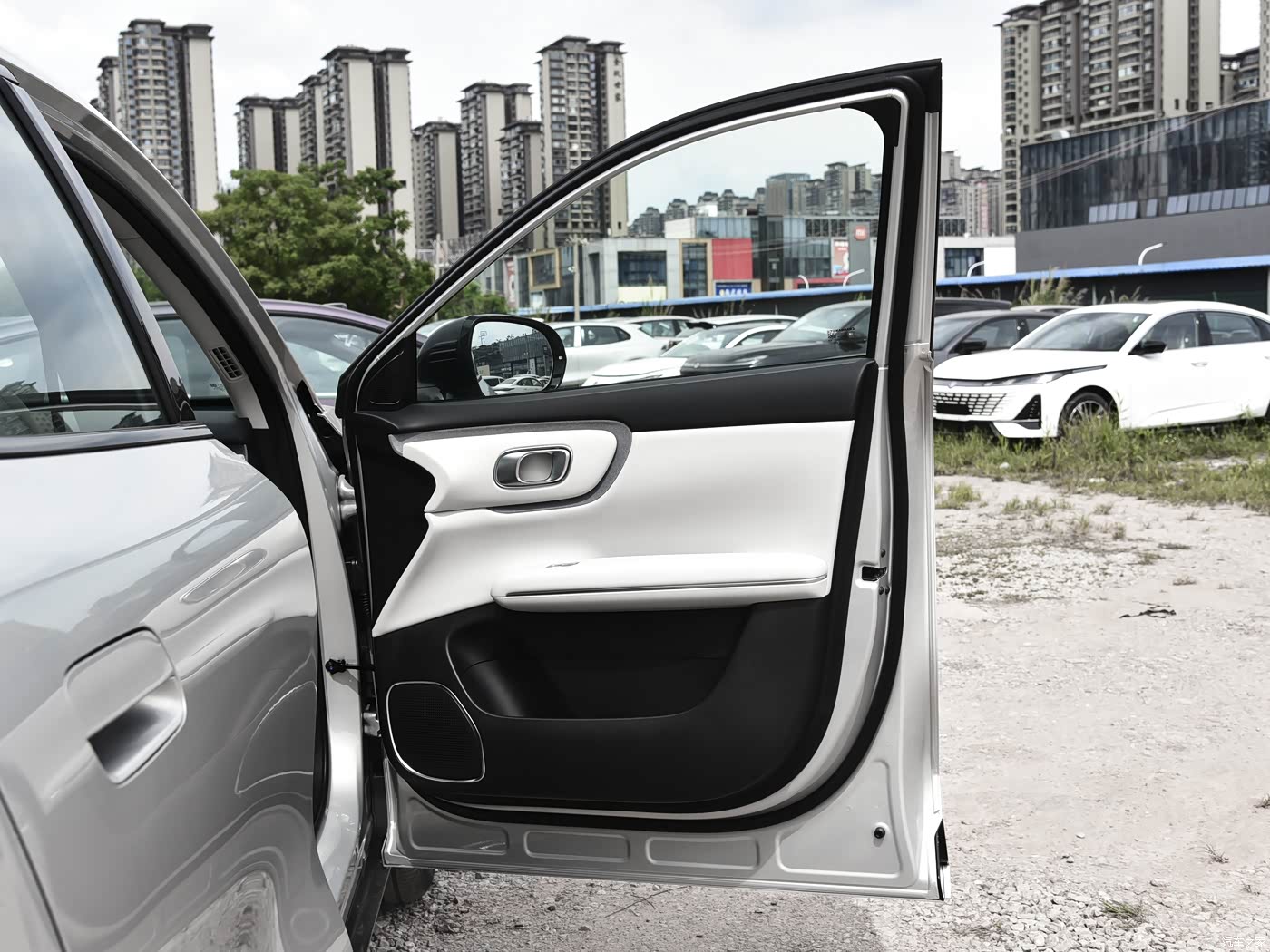 Changan Qiyuan Q05 — дверная панель крупным планом